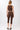 Mandala Active Leggings Brown Outfit (Back View) - Best Cropped Leggings