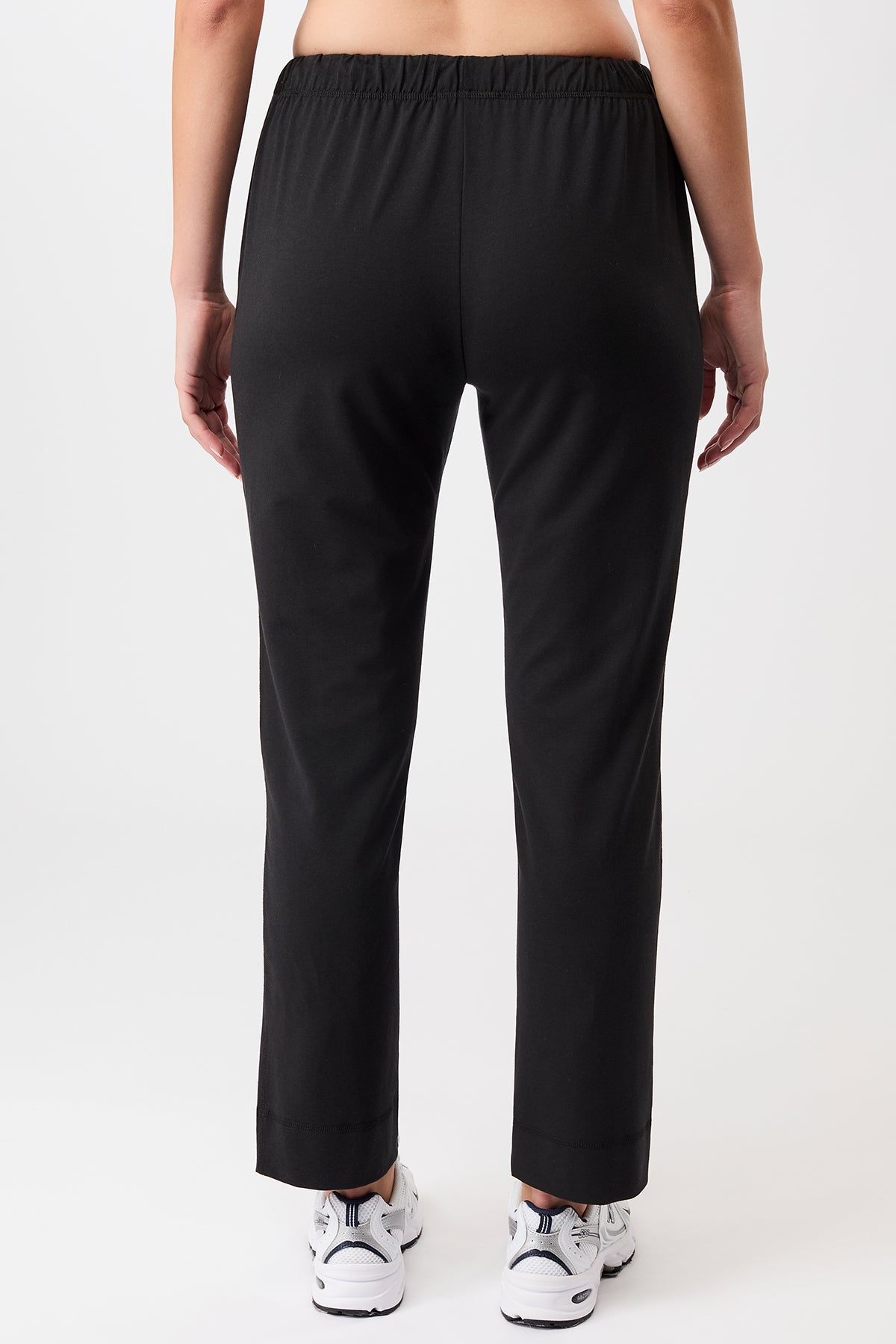 Mandala Trainings Hose Schwarz Rückseite - Relaxed Fit Pant