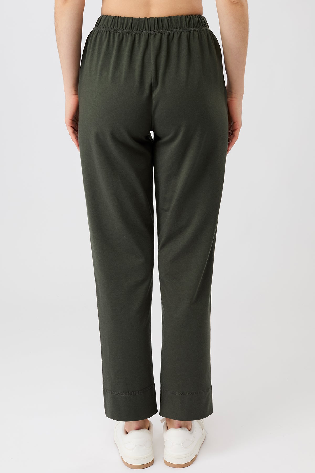 Mandala Trainings Hose Grün Rückseite - Relaxed Fit Pant