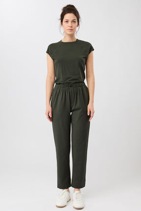 Mandala Trainings Hose Grün Outfit Front - Relaxed Fit Pant