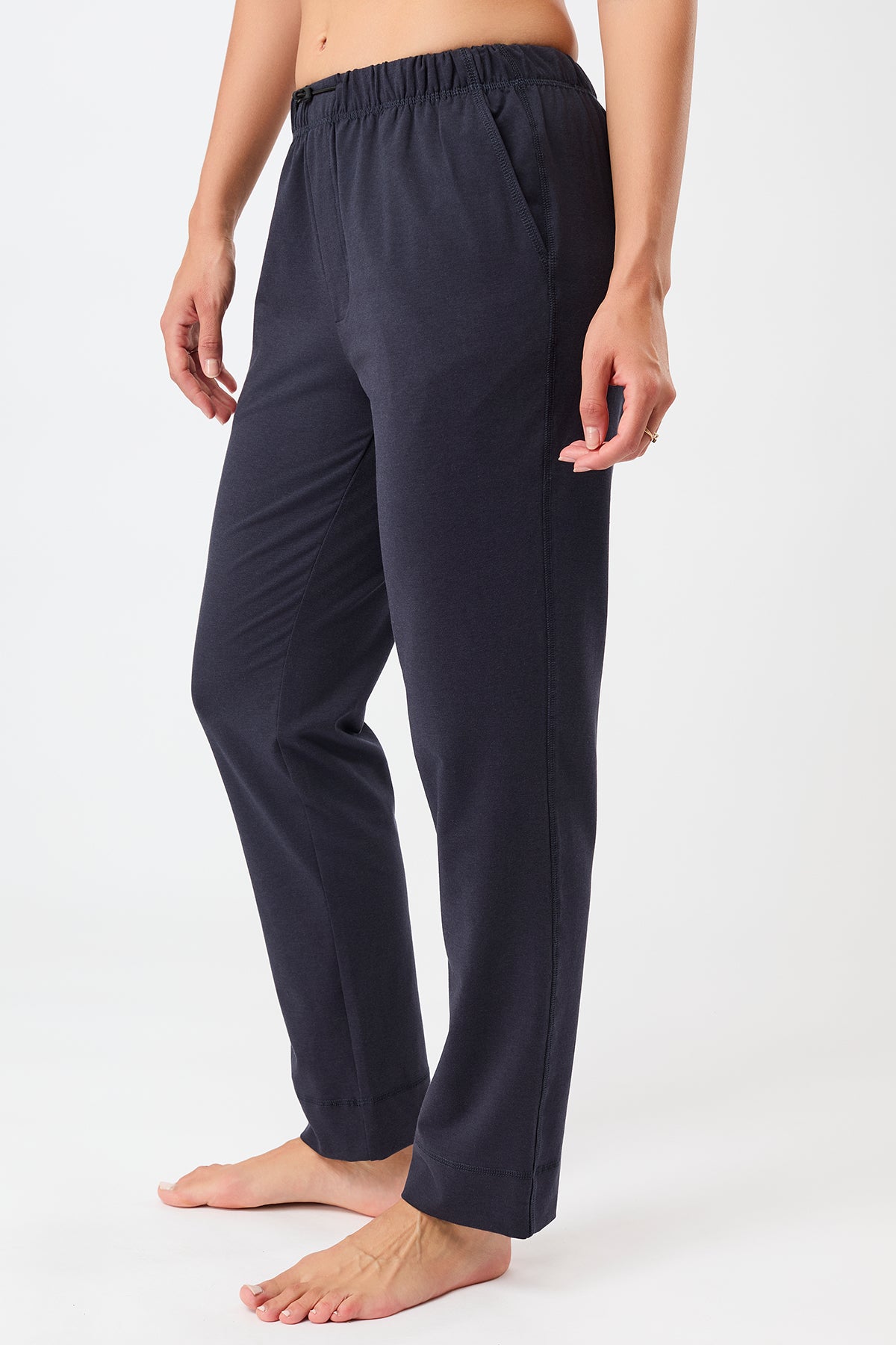 Mandala Trainings Hose Blau Seite - Relaxed Fit Pant