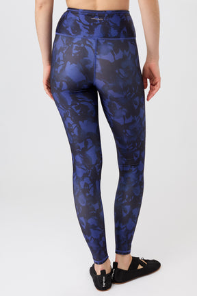 Mandala Fitness Legging gemustert Rückseite - VibrantVibe Leggings
