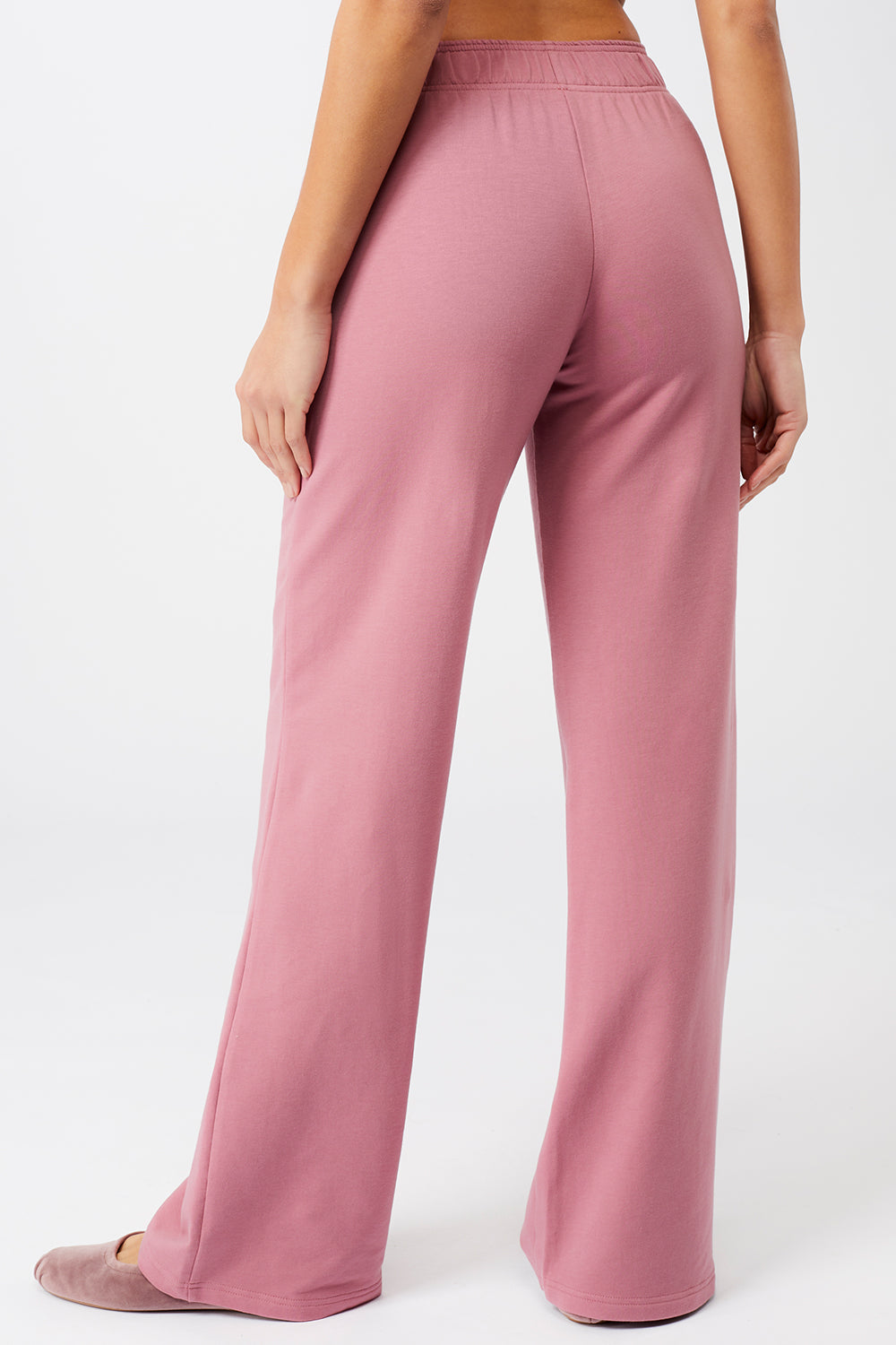 Mandala Sport Pant Rosa Rückseite - Straight Tracker Pants