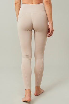 Mandala Yoga Legging Beige Rückseite - Miami Pants