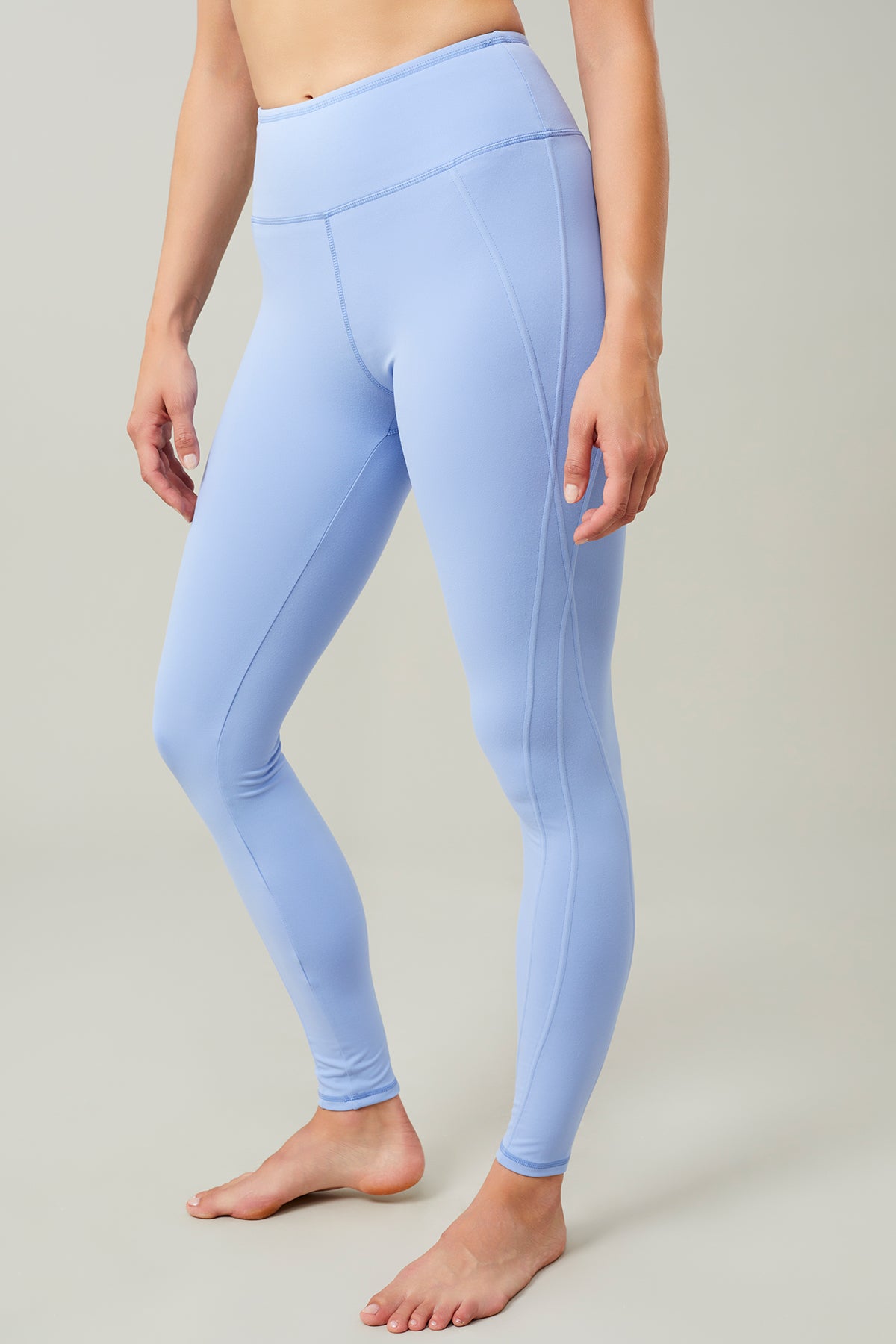 Mandala Yoga Legging Blau Front - Miami Pants