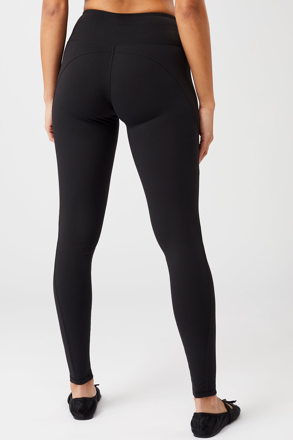 Mandala Yoga Legging Schwarz Rückseite - Miami Pants