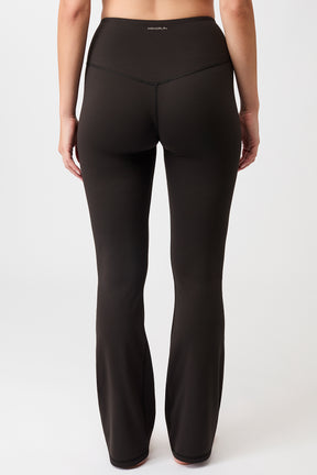 Mandala Sport Hose Schwarz Rückseite - Flared Sports Pants