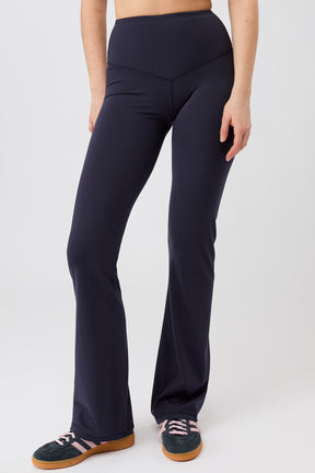 Mandala Sport Hose Blau Front - Flared Sports Pants