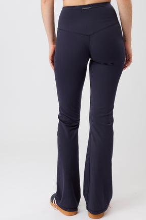 Mandala Sport Hose Blau Rückseite - Flared Sports Pants