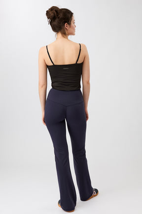 Mandala Sport Hose Blau Outfit Rückseite - Flared Sports Pants