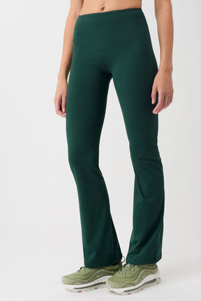 Mandala Sport Pant Grün Seite - Flared Sports Pants