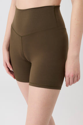 Mandala Sport Shorts Grün Detail - Biker Shorts