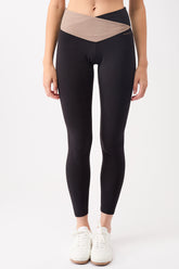 Mandala Sport Pant Schwarz Front - Ballett Legging