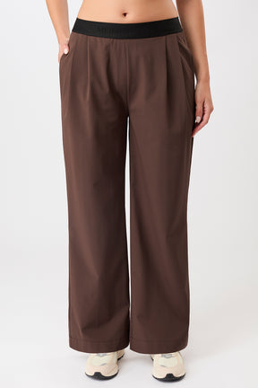 Mandala Fitness Hose Brown Front - All Day Long Pants
