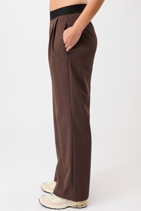 Mandala Fitness Hose Brown Seite - All Day Long Pants