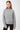 Mandala Active Sweater, Gray Front - Essential High Neck
