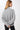 Mandala Active Sweater, Gray (Back View) - Essential High Neck