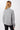 Mandala Active Sweater, Gray (Back View) - Essential High Neck