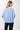 Mandala Active Sweater, Blue (Back View) - Essential High Neck