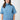 Mandala Fitness Sweater Blau Front - Kimono Sweater