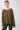 Mandala Fitness Shirt Grün Front - Open Back Long Sleeve