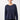 Mandala Fitness Shirt Blau Front - Open Back Long Sleeve