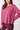 Mandala Fitness Shirt Pink Front - Open Back Long Sleeve