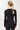 Mandala Black Sports Shirt (Back View) - Slim V-Neck