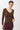 Mandala Brown Sports Shirt (Front) - Slim V-Neck