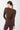 Mandala Brown Sports Shirt (Back View) - Slim V-Neck