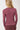 Mandala Sport Shirt Lila Rückseite - Slim V-Neck