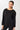 Mandala Fitness Shirt Schwarz Front - Longsleeve Wide