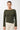 Mandala Sport Shirt Green Front - Side Button Long Sleeve