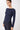 Mandala Sport Shirt Dunkelblau Front - Side Button Longsleeve