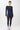 Mandala Sport Shirt Dunkelblau Outfit Front - Side Button Longsleeve