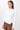 Mandala White Sports Shirt (front View) - Side Buttons, Long-Sleeve