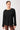Mandala Sport Shirt Schwarz Front - Halfmoon Longsleeve