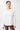 Mandala Sport Shirt Weiß Front - Halfmoon Longsleeve