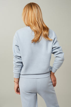 Mandala Yoga Pullover Grau Rückseite - Practice Happiness Sweater