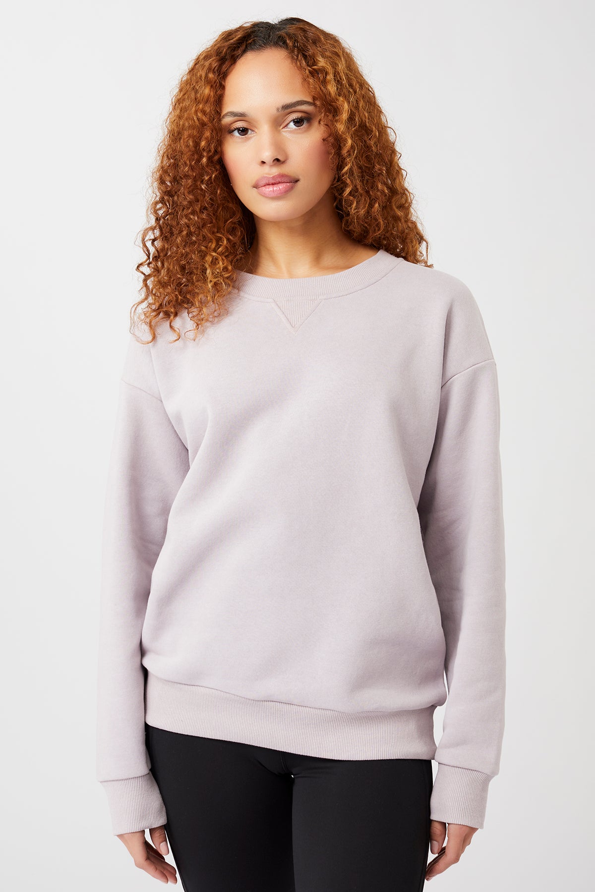 Mandala Yoga Pullover Rose Front - Natural Dye Sweater