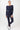 Mandala Sport Shirt Blue Outfit Front - Basic Longsleeve