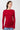 Mandala Sport Shirt Rot Front - Crew Neck Wool Mix