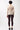 Mandala Trainings Shirt Beige Rückseite - Crew Neck Wool Mix