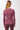 Mandala Sport Shirt Lila Rückseite - Crew Neck Wool Mix