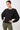 Mandala Sport Shirt Schwarz Front - Pulse Sweater