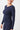 Mandala Sport Shirt Blau Seite - Side Ruffled Longsleeve