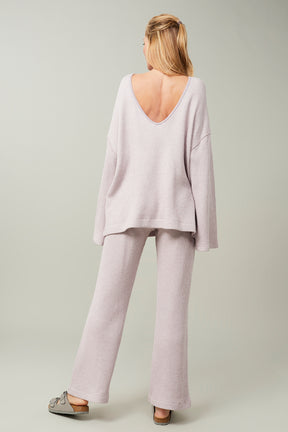 Mandala Yoga Pullover Rose Outfit Rückseite - All Comfy Sweater