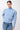 Mandala Active Sweater, Blue, Front - Gathered Shoulder Knit
