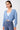 Mandala Active Pullover Blau Front - Front Tied Jumper