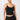 Mandala Fitness Top Schwarz Front - Cropped Pilates Top